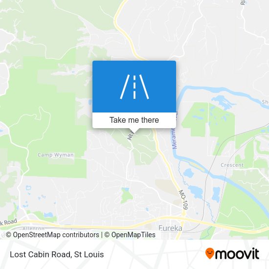 Mapa de Lost Cabin Road