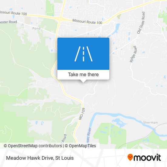 Meadow Hawk Drive map