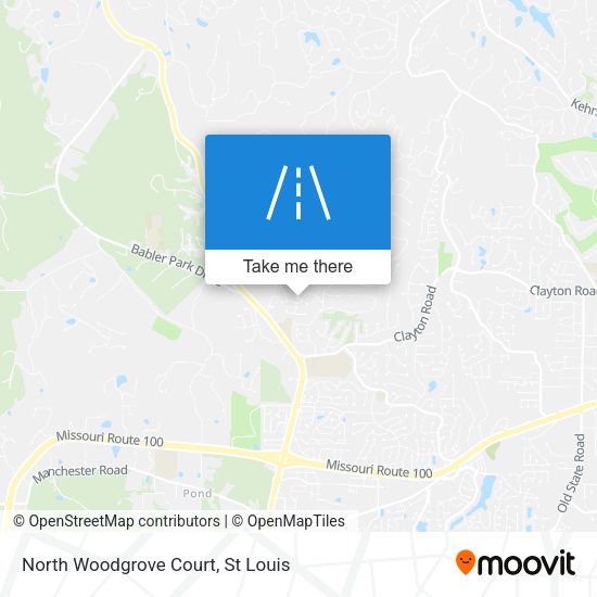 Mapa de North Woodgrove Court