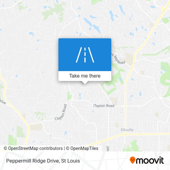 Mapa de Peppermill Ridge Drive