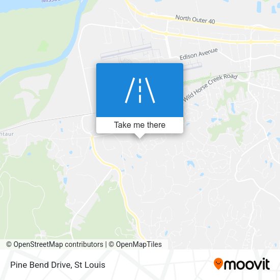 Mapa de Pine Bend Drive