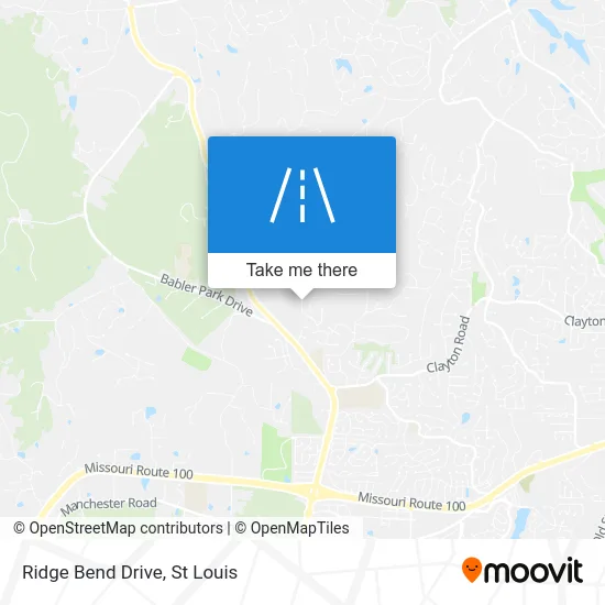 Ridge Bend Drive map