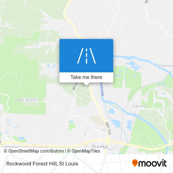 Rockwood Forest Hill map