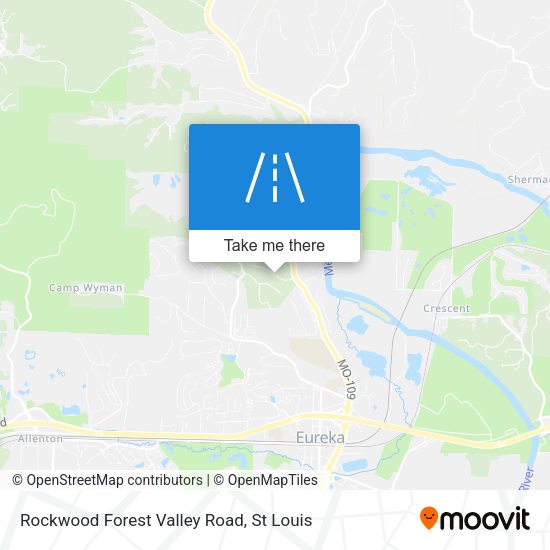 Mapa de Rockwood Forest Valley Road