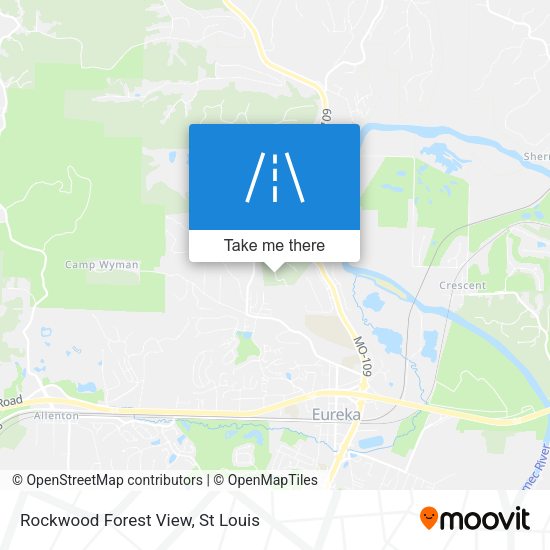 Mapa de Rockwood Forest View
