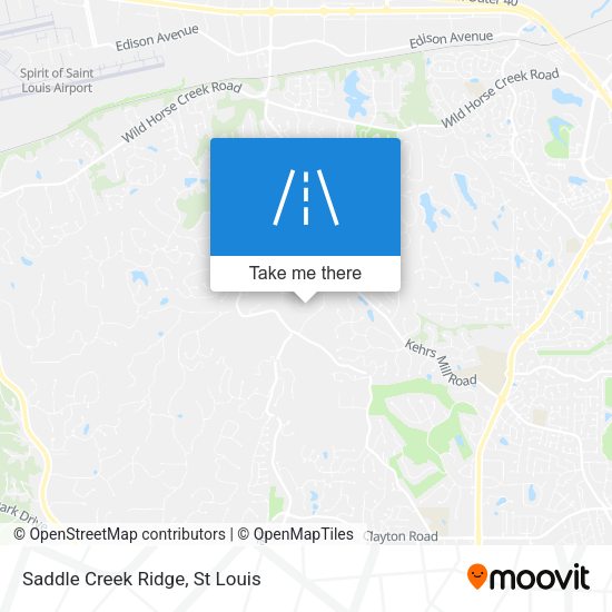 Saddle Creek Ridge map