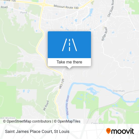 Saint James Place Court map