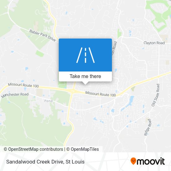 Sandalwood Creek Drive map