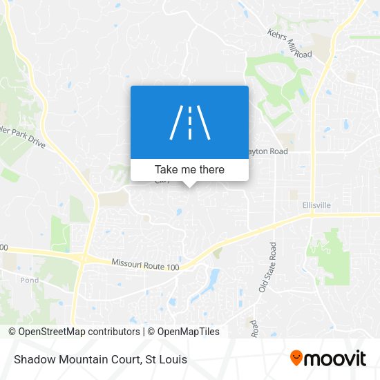 Mapa de Shadow Mountain Court