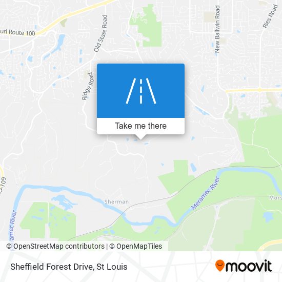 Sheffield Forest Drive map