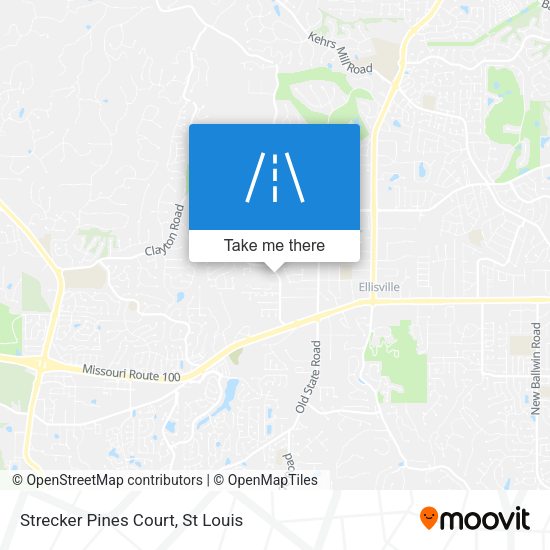 Strecker Pines Court map