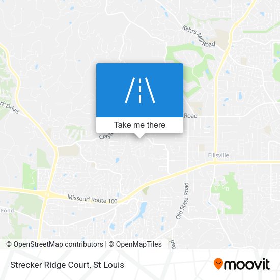 Strecker Ridge Court map