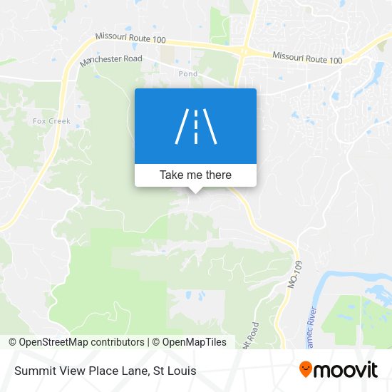 Mapa de Summit View Place Lane