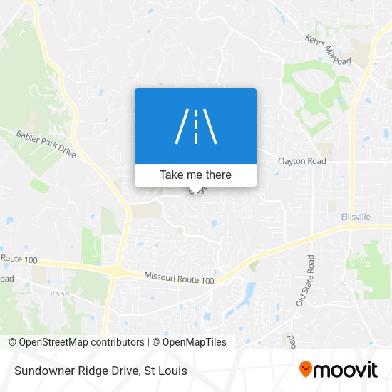 Sundowner Ridge Drive map