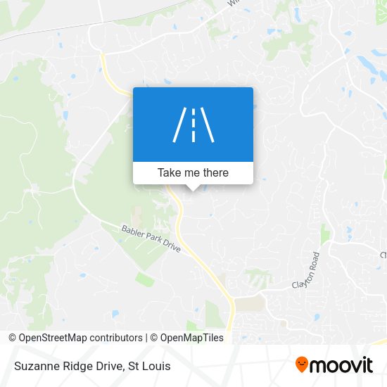 Suzanne Ridge Drive map