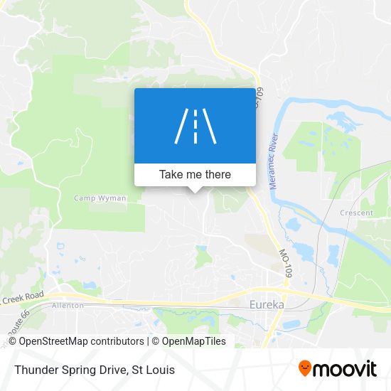 Thunder Spring Drive map