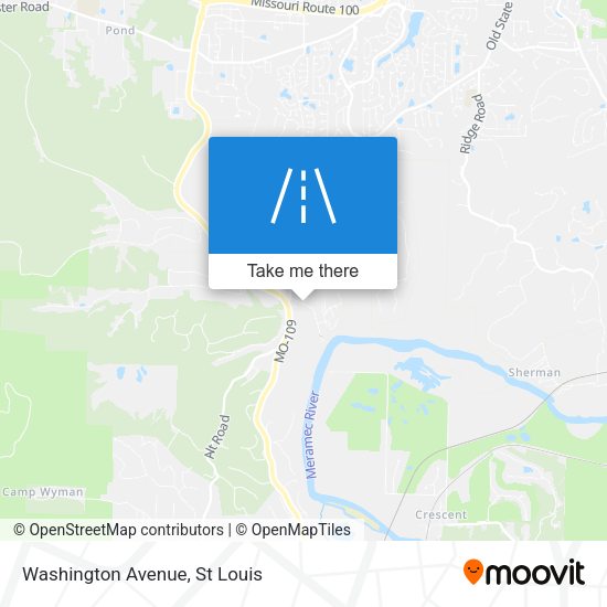 Washington Avenue map