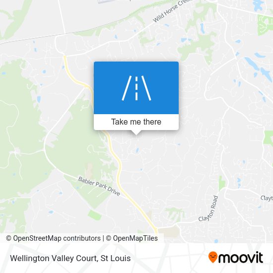 Mapa de Wellington Valley Court