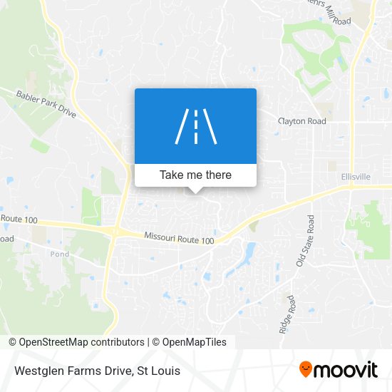 Westglen Farms Drive map