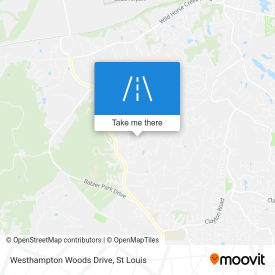 Westhampton Woods Drive map