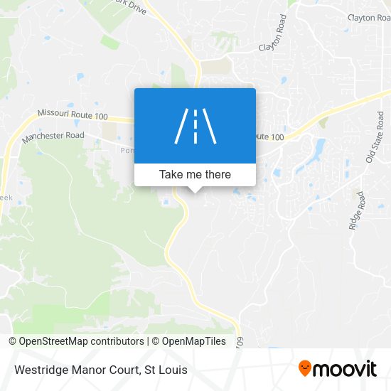 Mapa de Westridge Manor Court