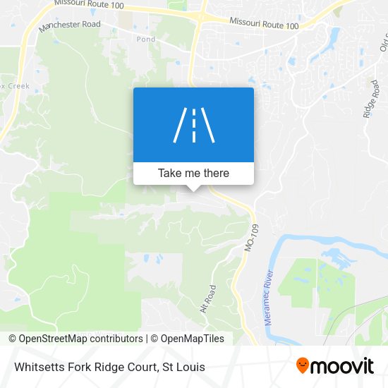 Mapa de Whitsetts Fork Ridge Court