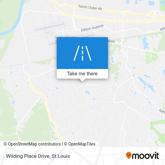 Mapa de Wilding Place Drive