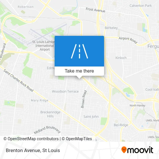 Brenton Avenue map