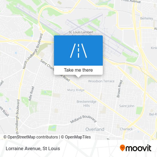 Mapa de Lorraine Avenue