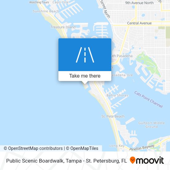 Public Scenic Boardwalk map