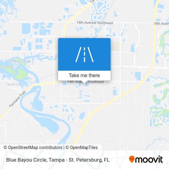 Mapa de Blue Bayou Circle