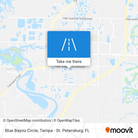 Blue Bayou Circle map