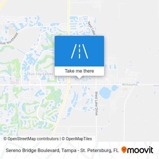 Mapa de Sereno Bridge Boulevard