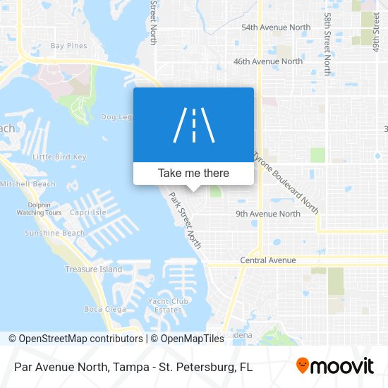 Mapa de Par Avenue North