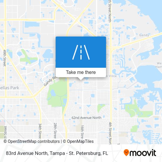 83rd Avenue North map