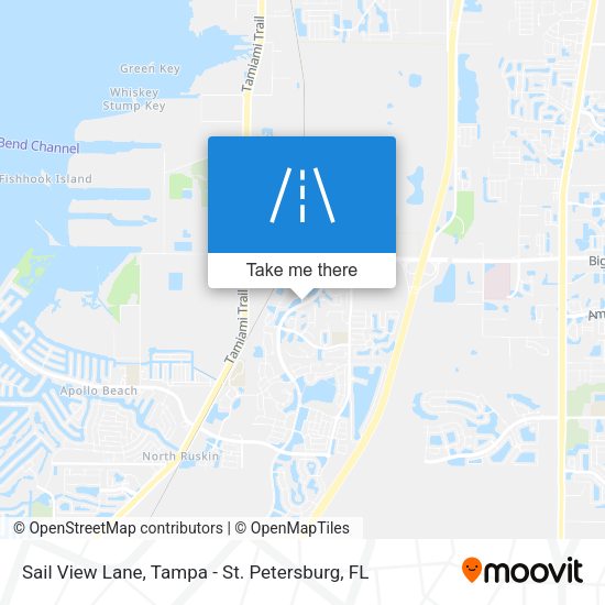 Mapa de Sail View Lane