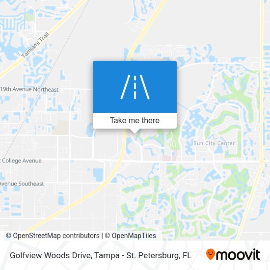 Golfview Woods Drive map