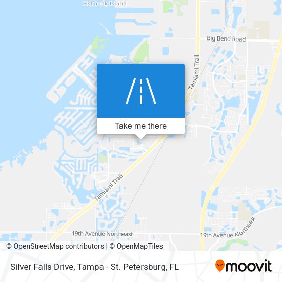 Silver Falls Drive map