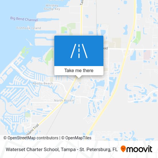 Waterset Charter School map
