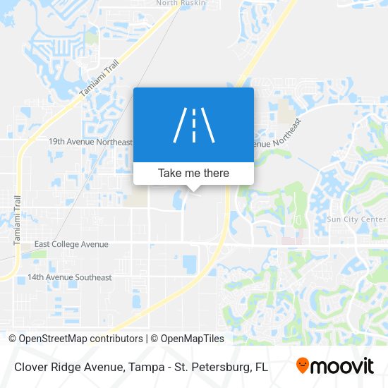 Clover Ridge Avenue map