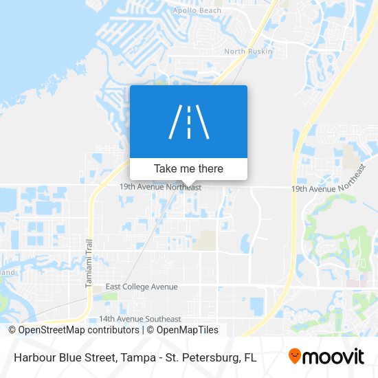 Harbour Blue Street map