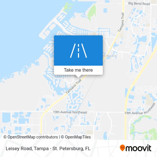 Leisey Road map