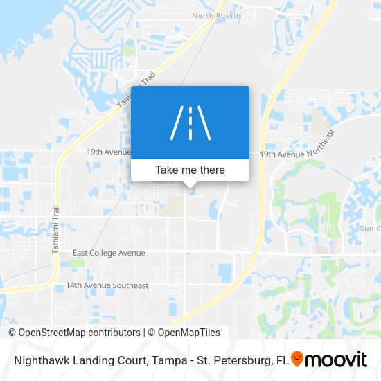 Nighthawk Landing Court map