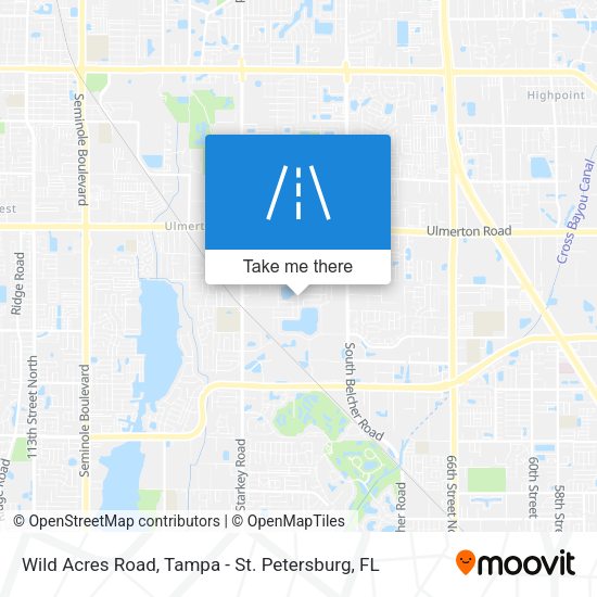 Wild Acres Road map