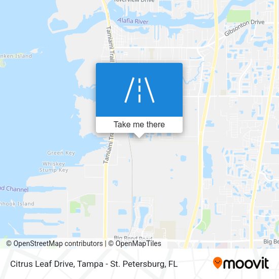 Citrus Leaf Drive map