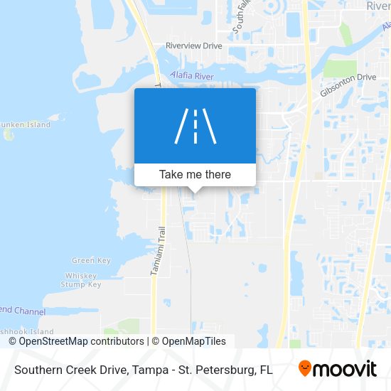Southern Creek Drive map