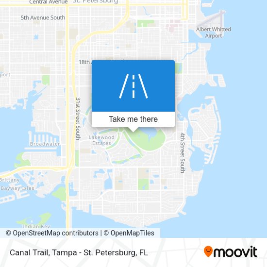 Canal Trail map