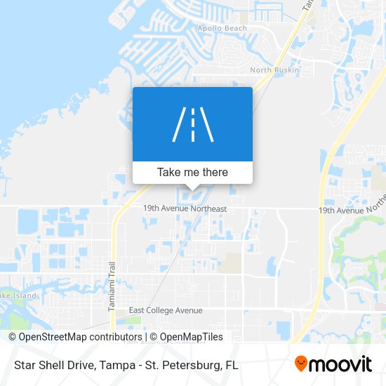 Star Shell Drive map