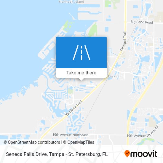 Seneca Falls Drive map
