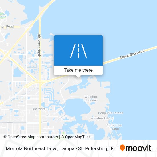 Mortola Northeast Drive map